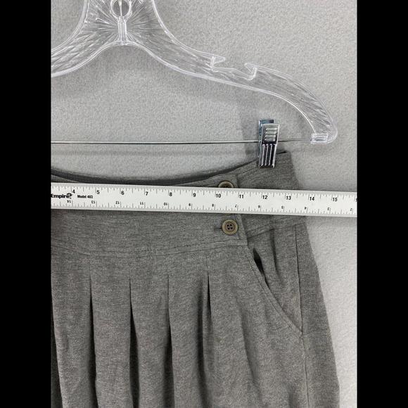 Theory Skirt Womens Size 2 Gray Mini A-Line Buttons Pockets Made in USA - Picture 5 of 7